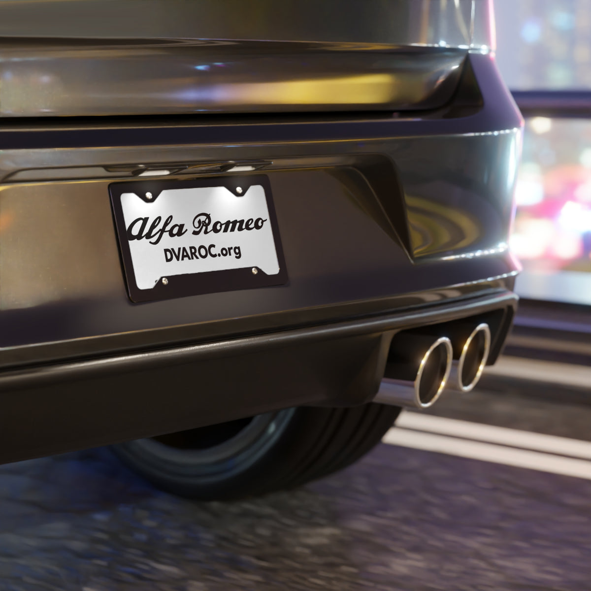 Alfa Romeo Vanity Plate — DVAROC.org License Plate