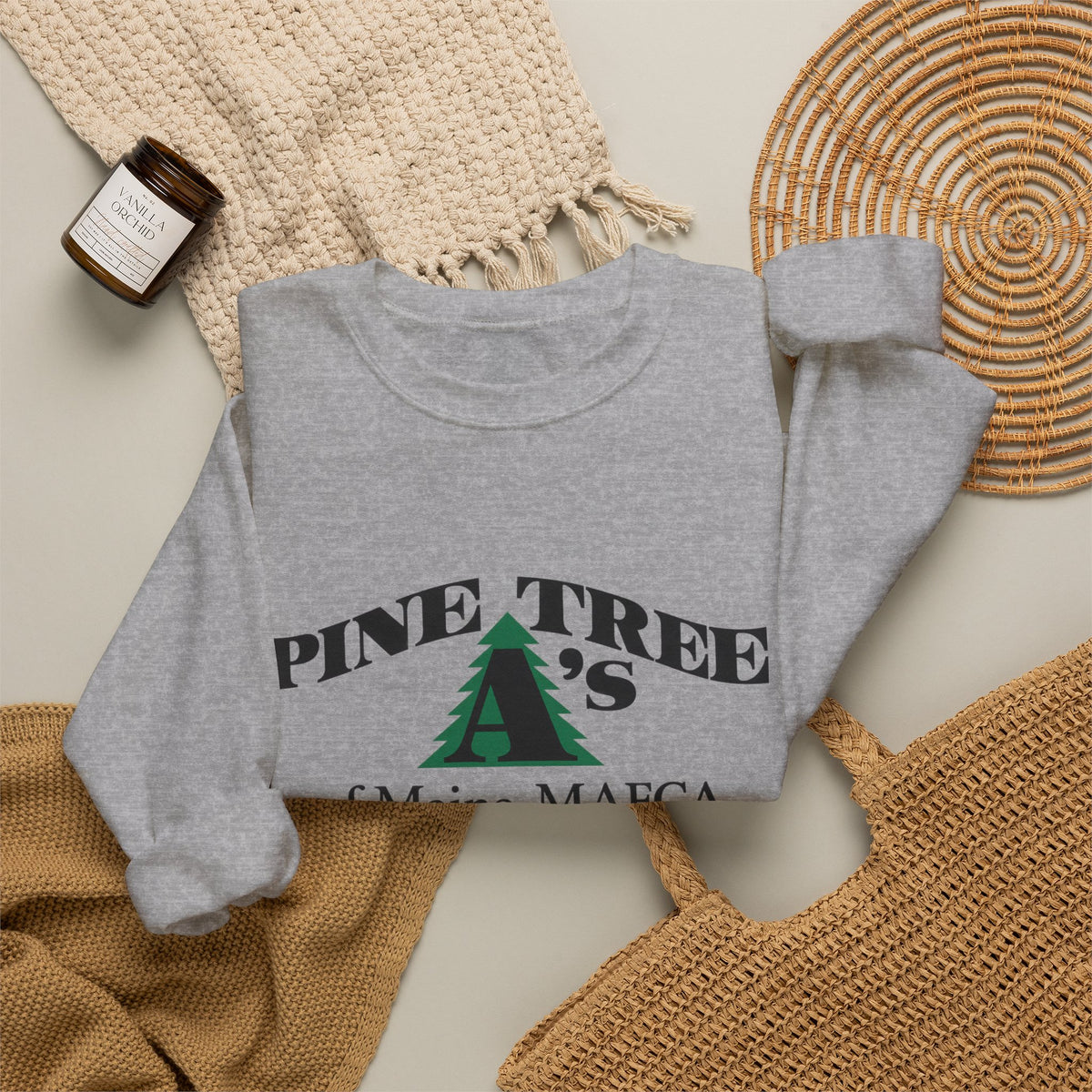 Pine Tree A's of Maine, MAFCA — Unisex Heavy Blend™ Crewneck Sweatshirt