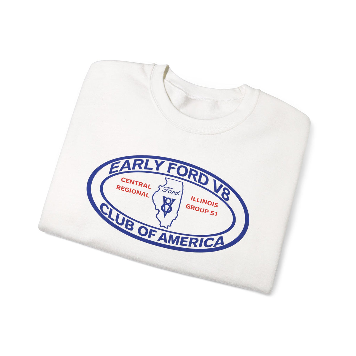 Central Illinois Early Ford V8 Unisex Heavy Blend™ Crewneck Sweatshirt