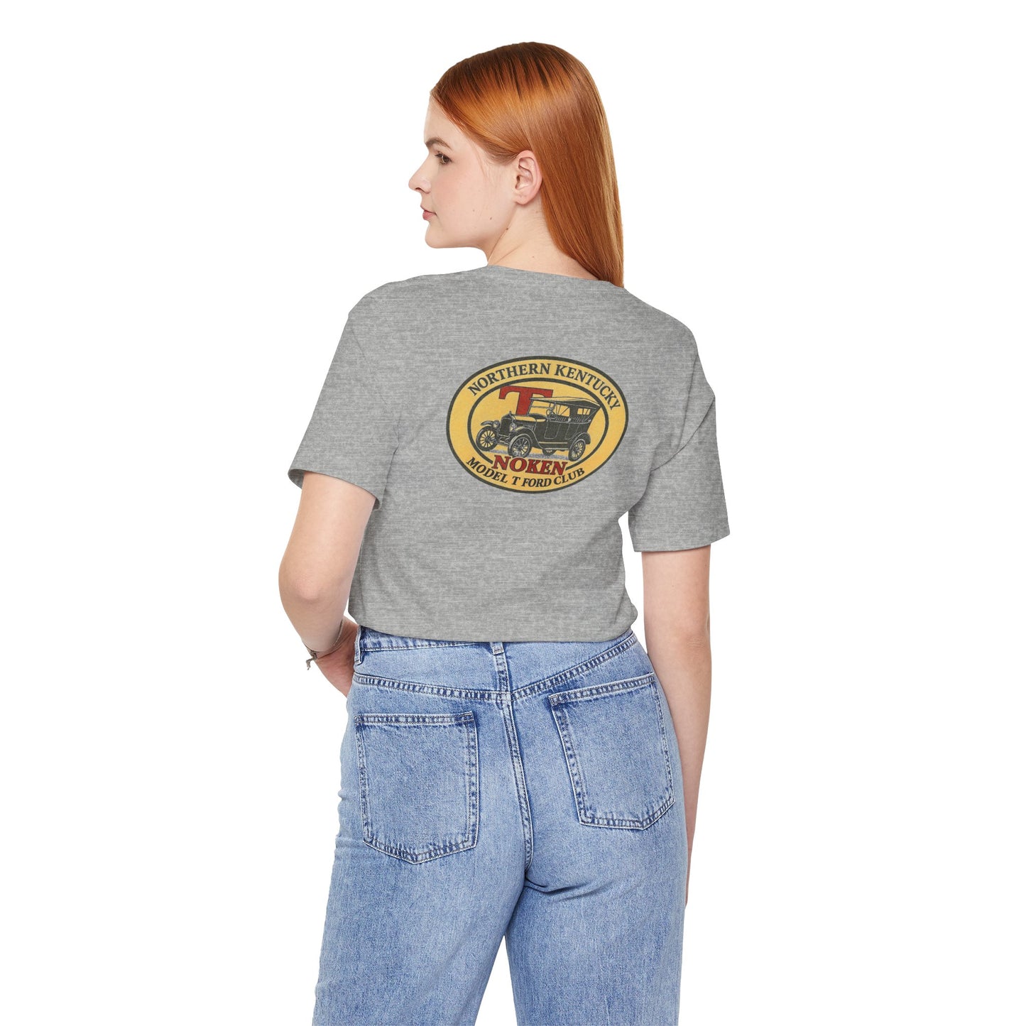 Northern Kentucky NOKEN Vintage Car T-Shirt — Front and Back Logos