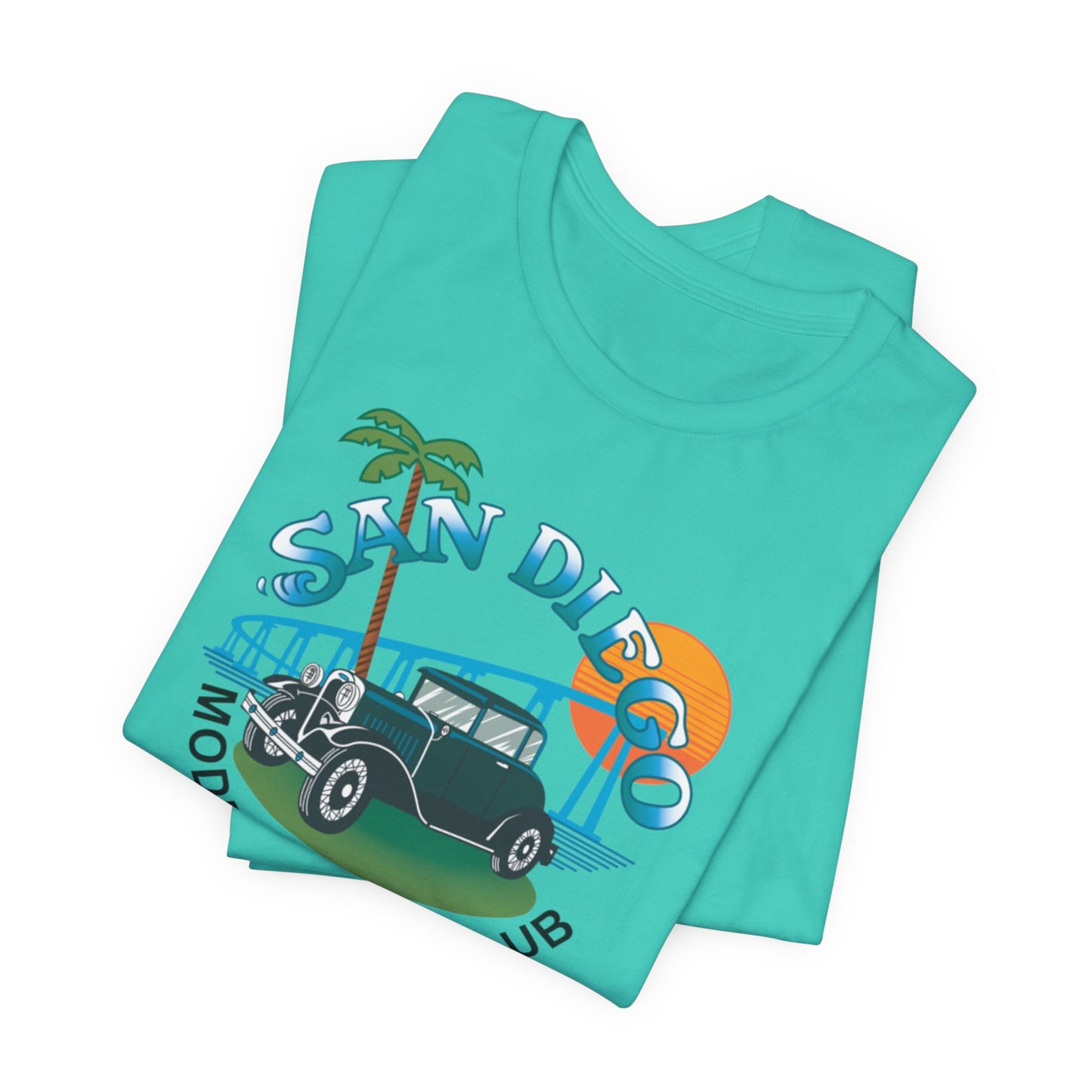 San Diego Model A Ford Club Tee — Large Front Logo