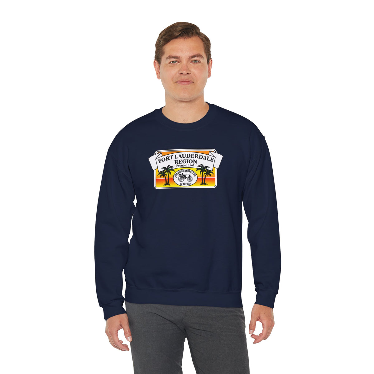 Fort Lauderdale Region AACA Unisex Heavy Blend™ Crewneck Sweatshirt