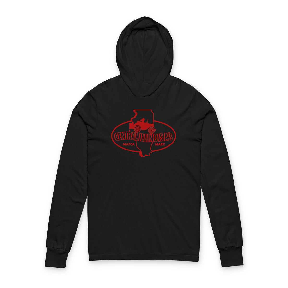 Central Illinois A's Long-Sleeve Hooded Shirt