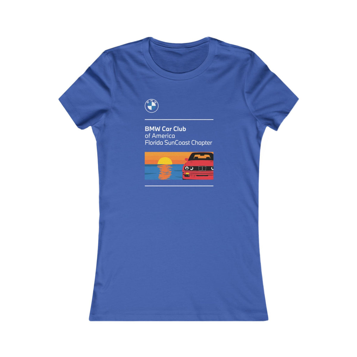 BMW Car Club of America Florida SunCoast Chapter Women's T-Shirt