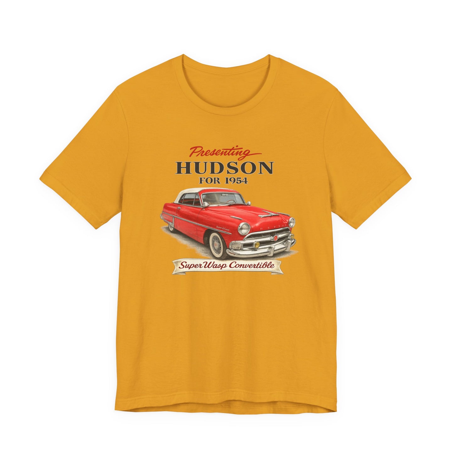 1954 Hudson Super Wasp Convertible Tee — Unisex Jersey Short Sleeve Tee (SFK)