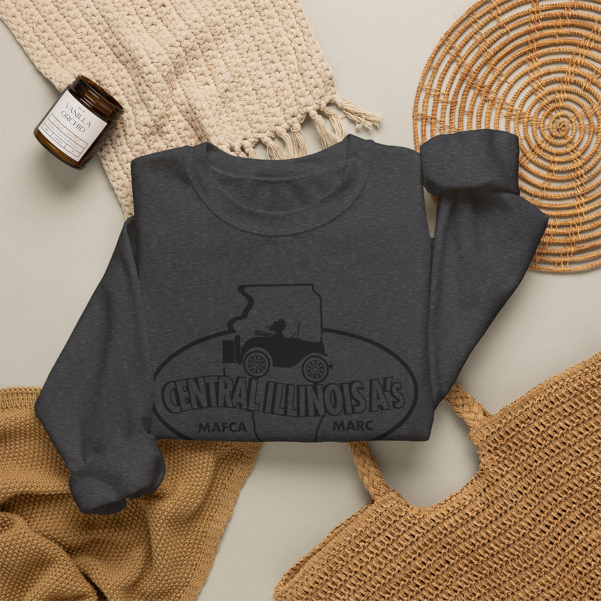 Central Illinois A's Sweatshirt - Unisex Heavy Blend™ Crewneck Sweatshirt
