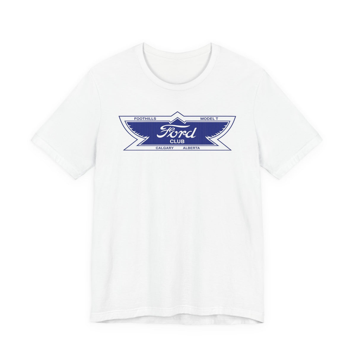 Foothills Model T Club Unisex Soft Tee -  Large Chest Logo