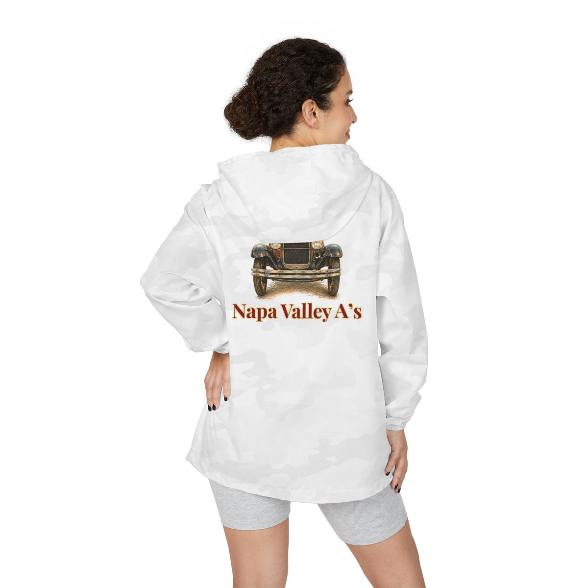 Napa Valley A's Windbreaker Jacket - Front and Back Logos