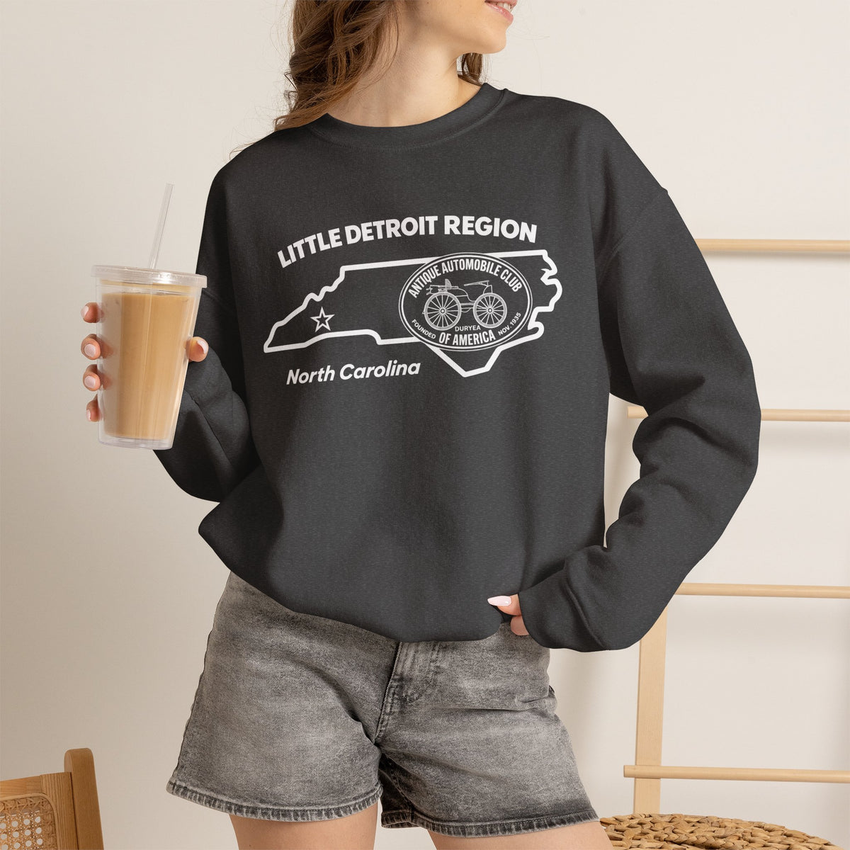 Little Detroit Region North Carolina Unisex Heavy Blend™ Crewneck Sweatshirt