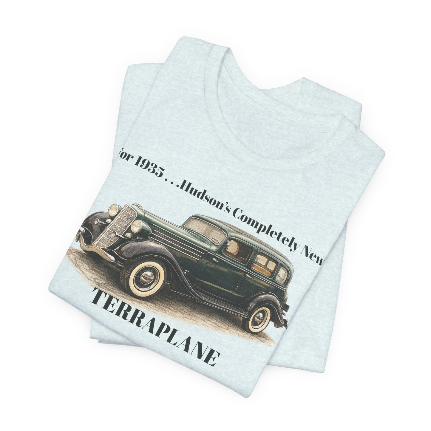 1935 Hudson Terraplane Classic Auto T‑Shirt Tee – Unisex Jersey Short Sleeve Tee (BJ)