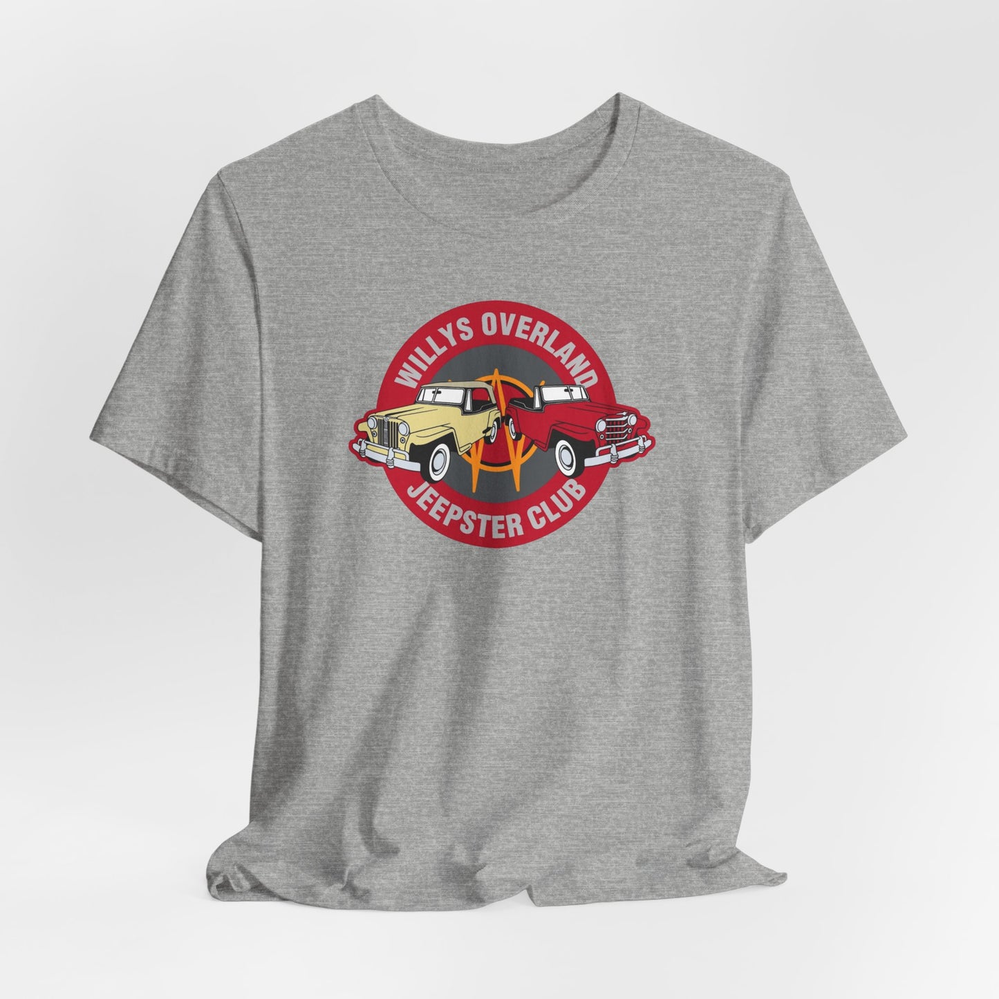 Willys Overland Jeepster Club T-Shirt - Unisex Jersey Short Sleeve Tee