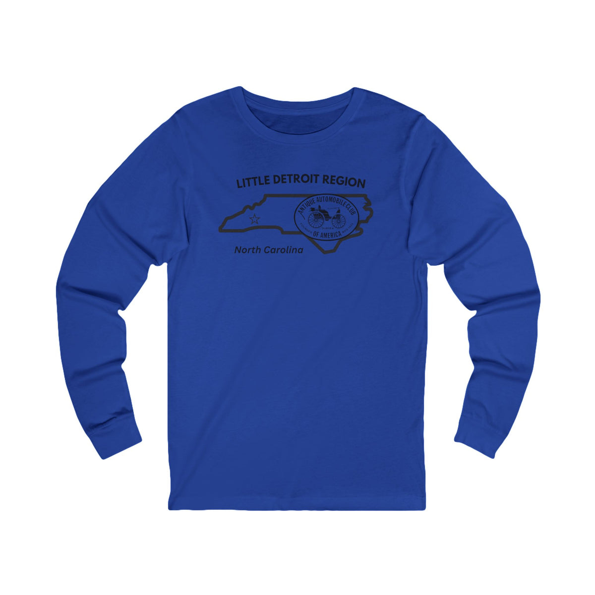 Little Detroit Region North Carolina Long Sleeve Tee