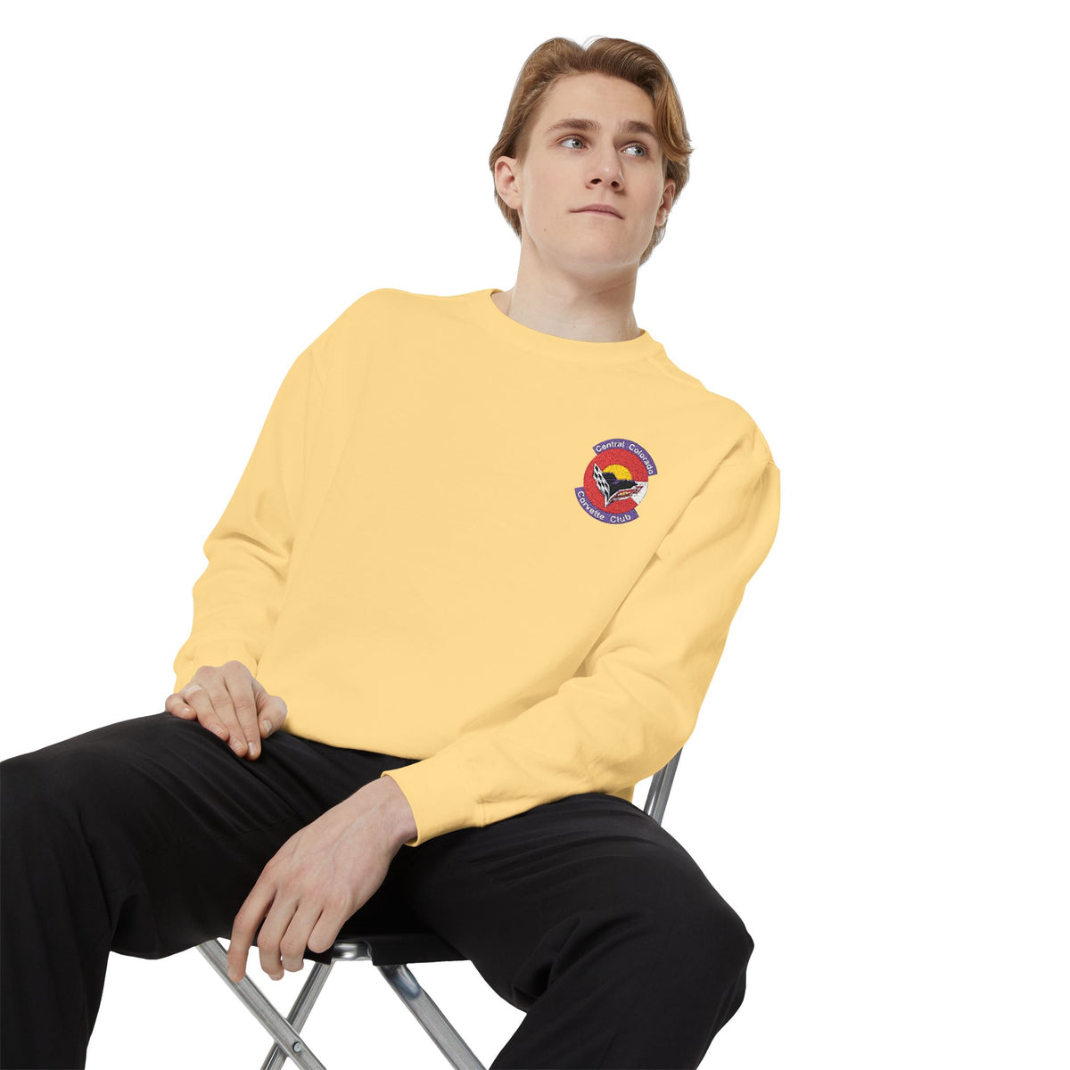 Central Colorado Corvette Club Embroidered Sweatshirt
