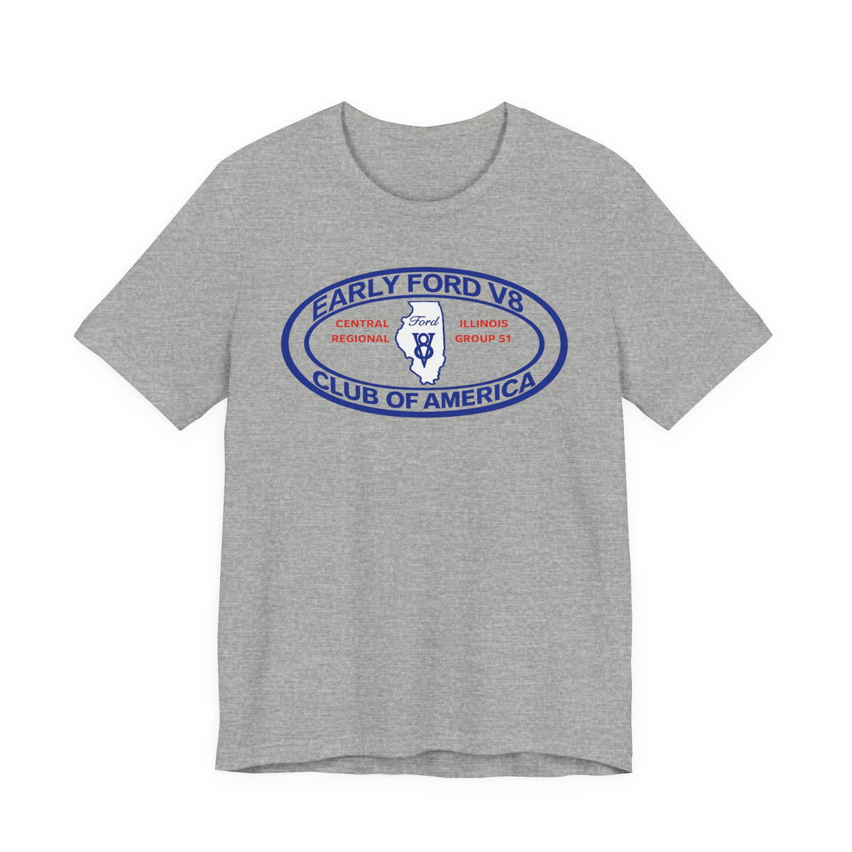 Central Illinois Early Ford V8 T‑Shirt — Unisex Soft Short Sleeve Tee