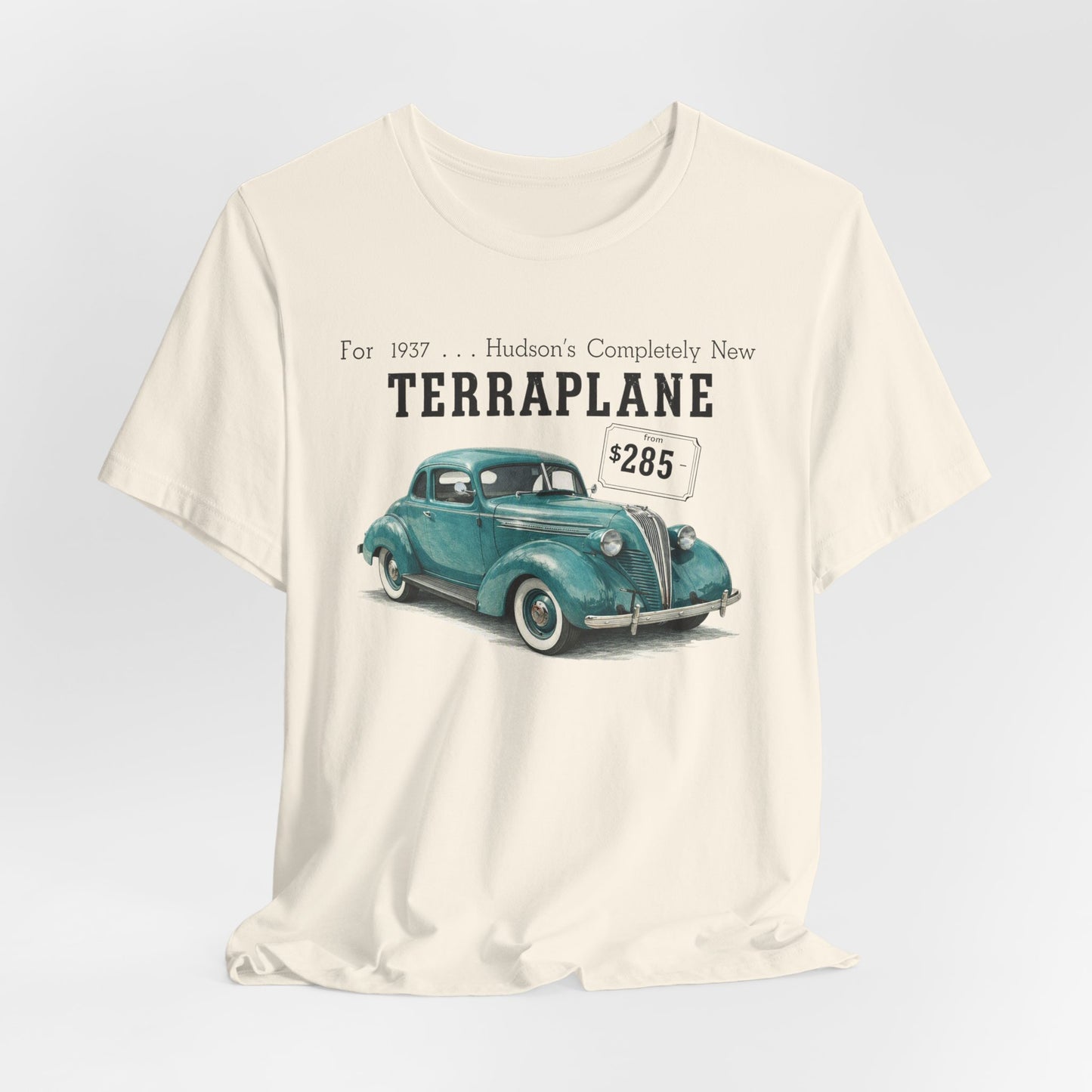 1937 Hudson Terraplane Utility Coupe - Unisex Jersey Short Sleeve Tee (JG)