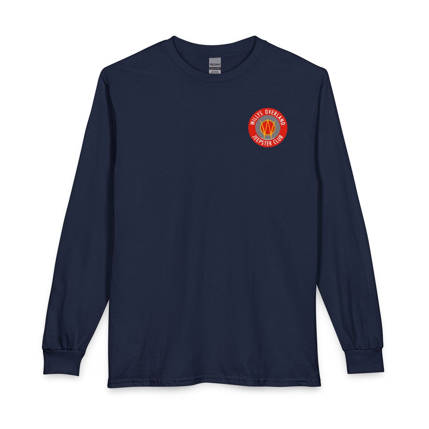 Willys Overland Jeepster Club Long Sleeve Tee - Front and Back Logos