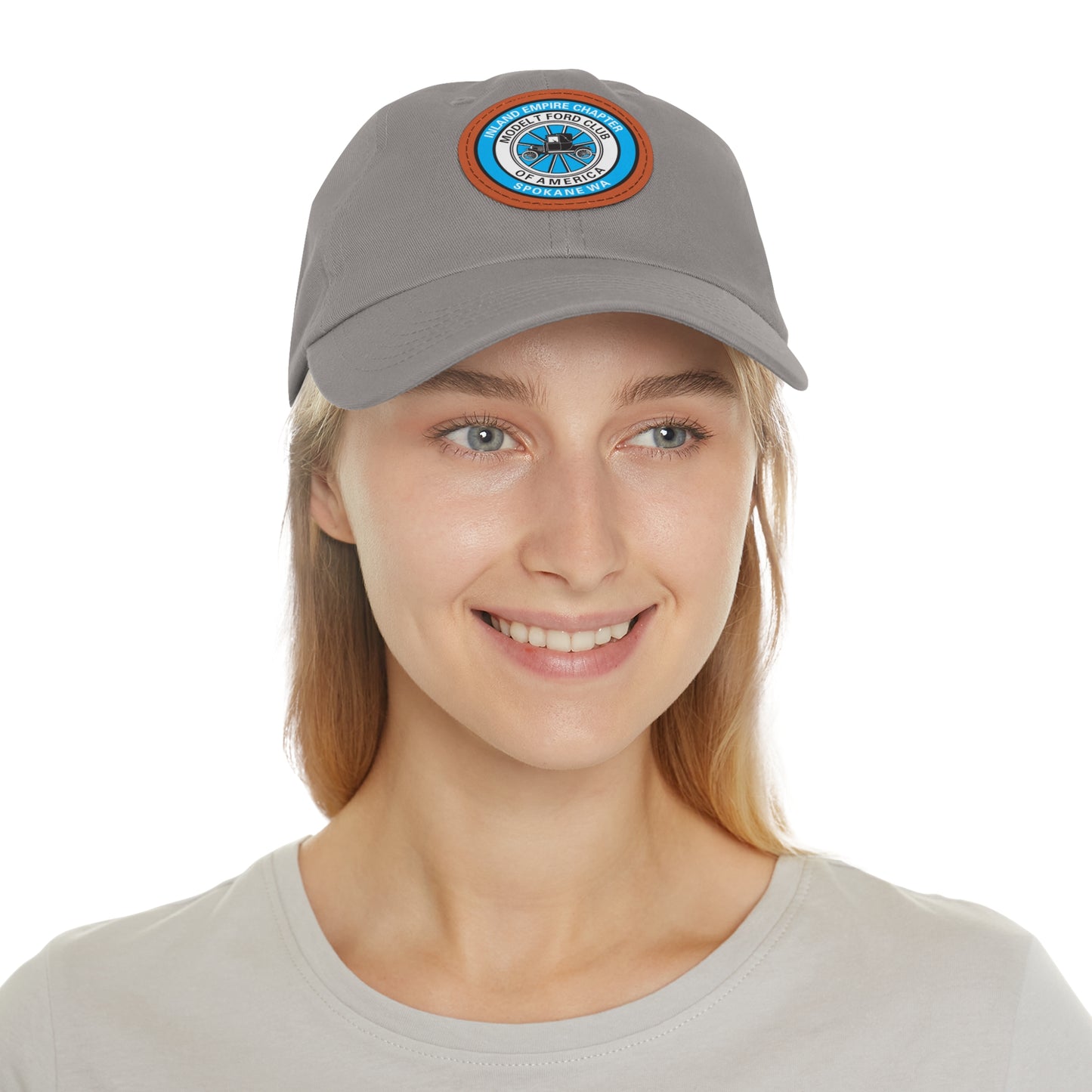 Inland Empire Chapter MTFCA Dad Hat with Leather Patch (Round)