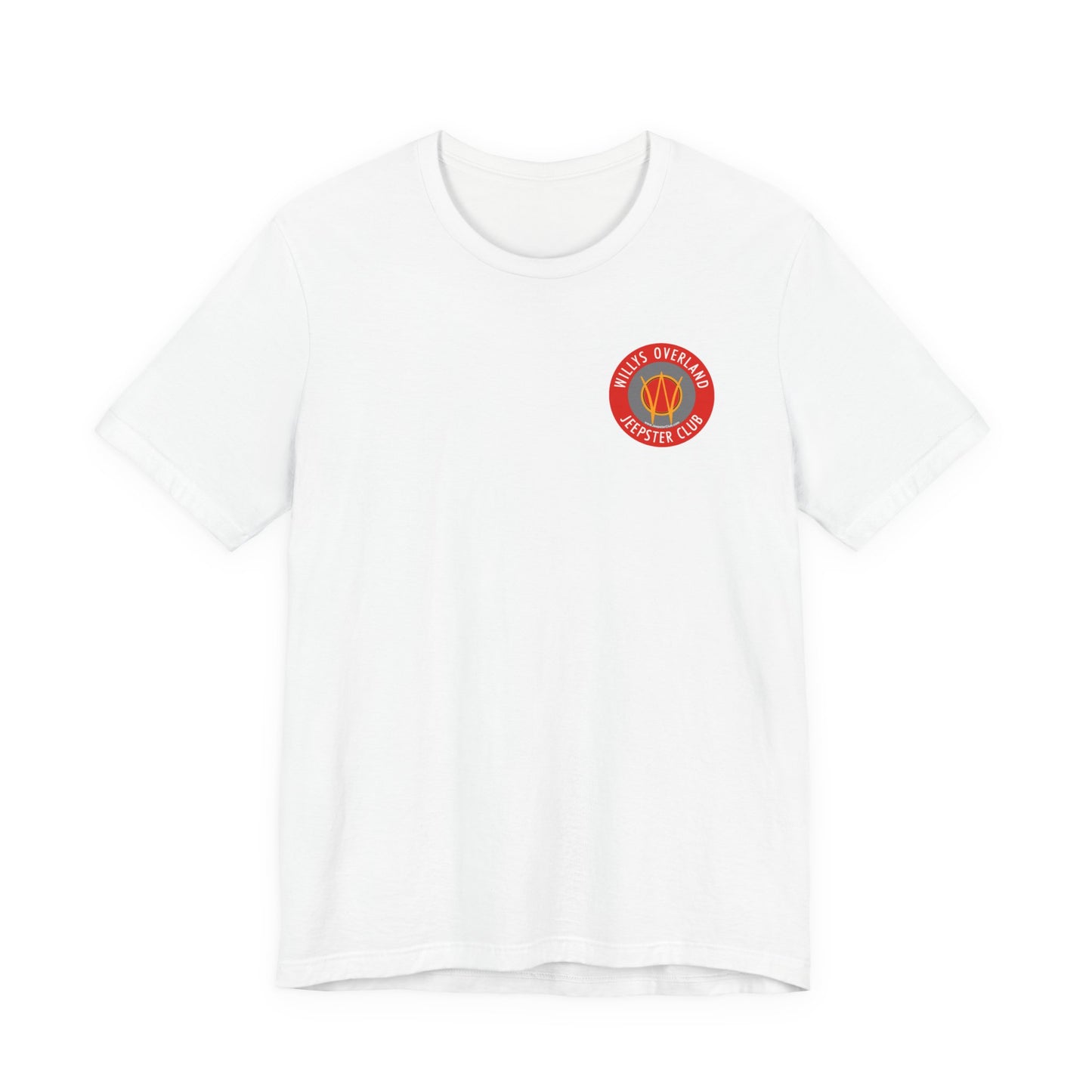 Willys Overland Jeepster Club T‑Shirt — Front and Back Logos
