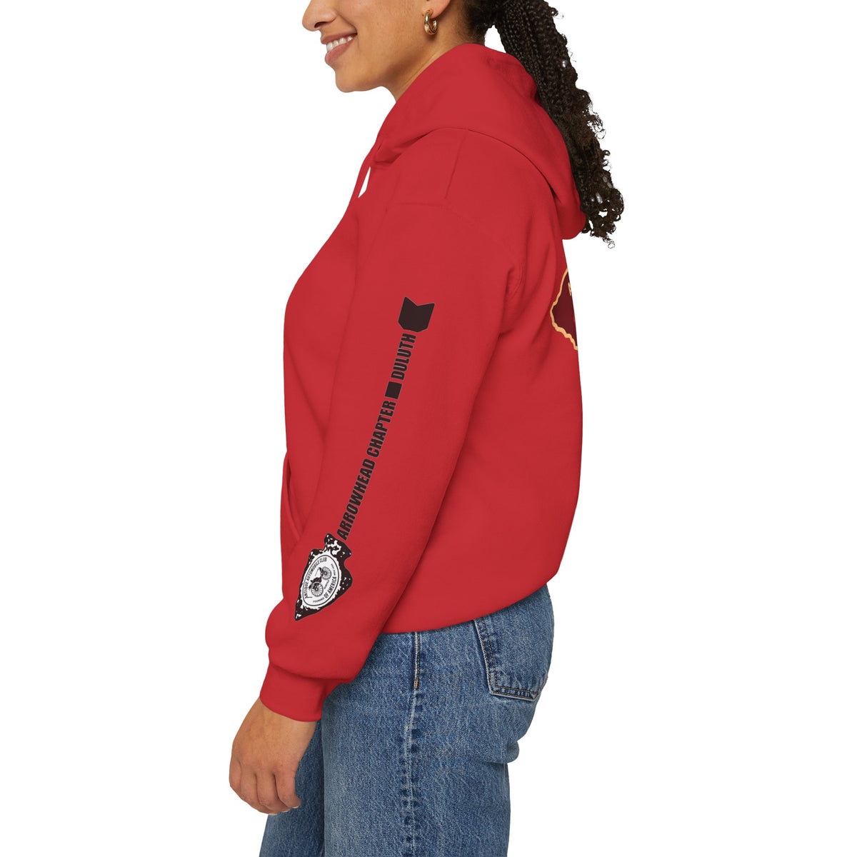 Arrowhead Chapter AACA Hoodie — "I'd Rather be Under the Hood" plus Sleeve and Back Images
