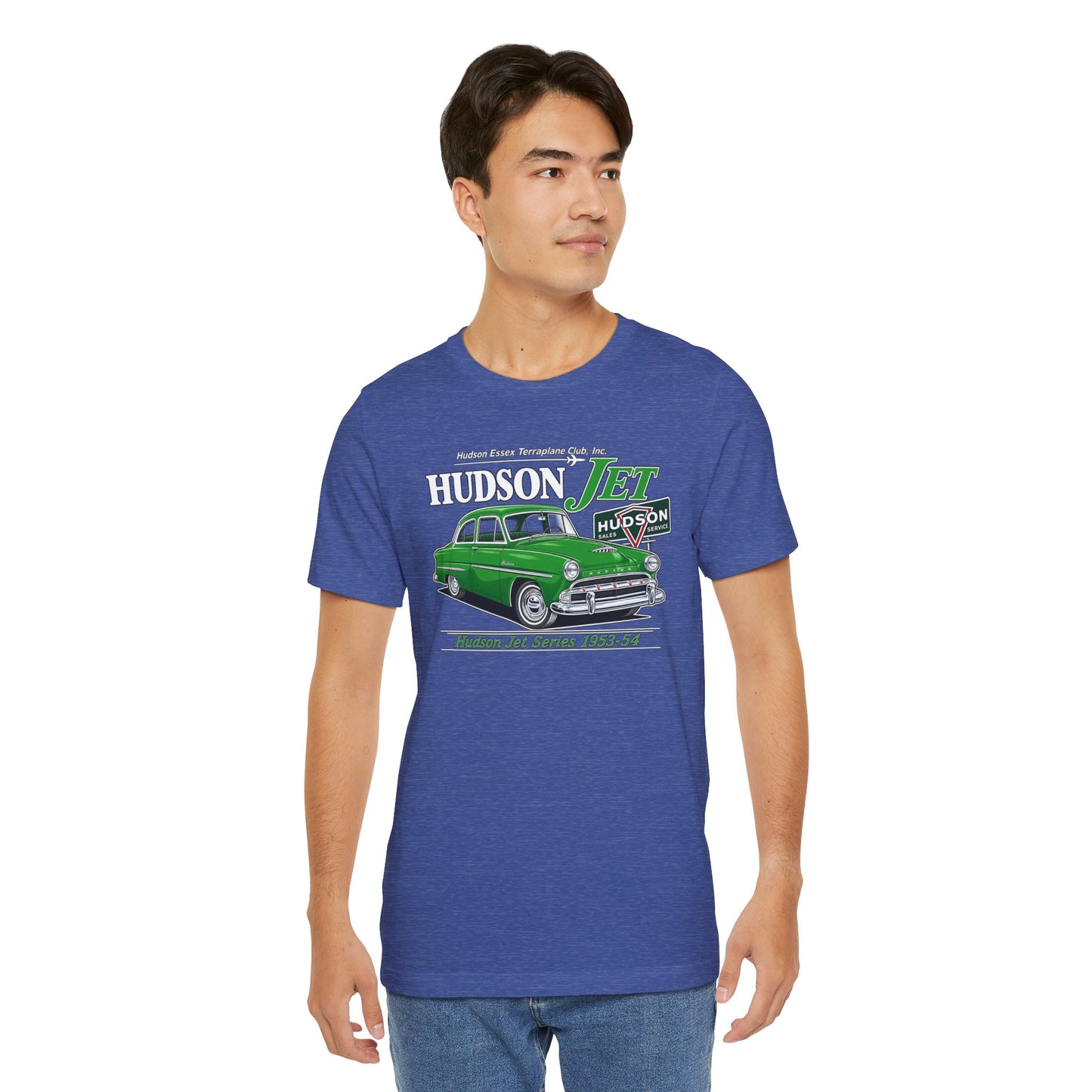 Hudson Essex Terraplane Club — Hudson Jet Classic Car T-Shirt  Vintage 1953–54