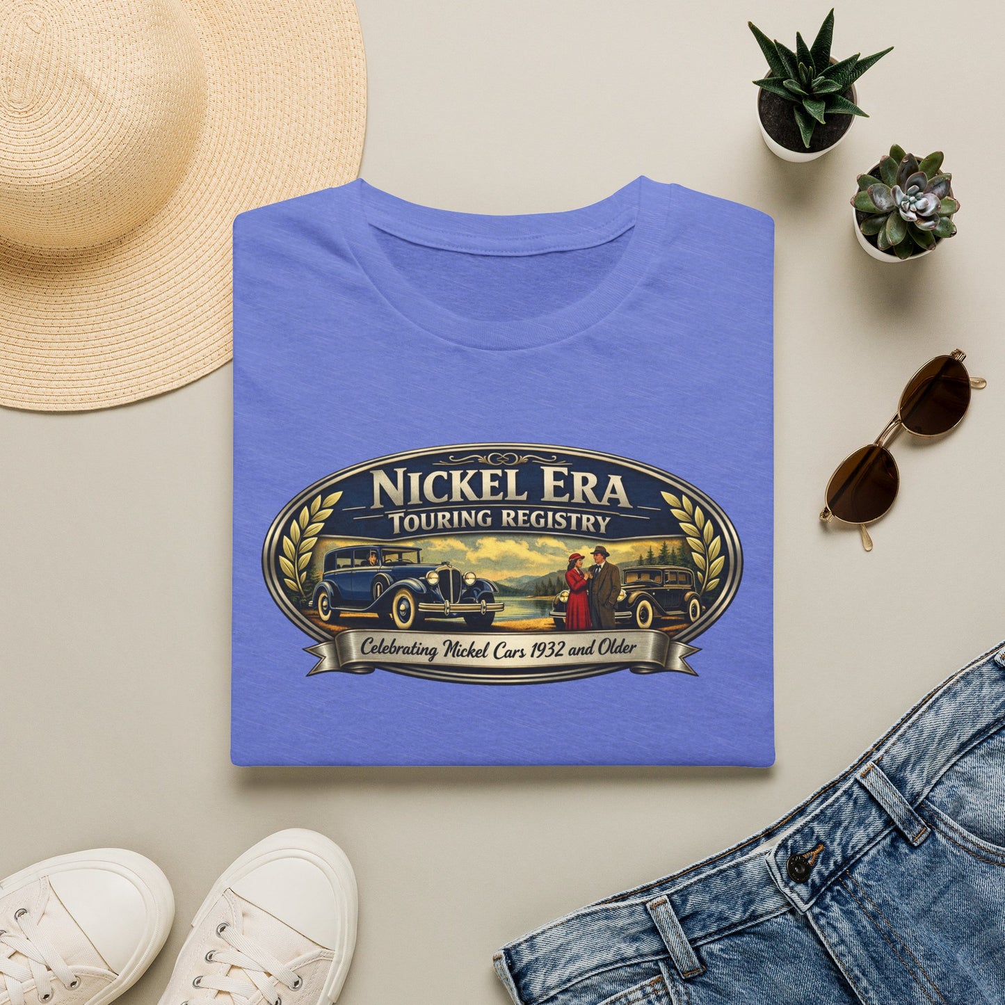 Nickel Era Touring Registry Tee — Celebrating Model Cars 1932 and Older