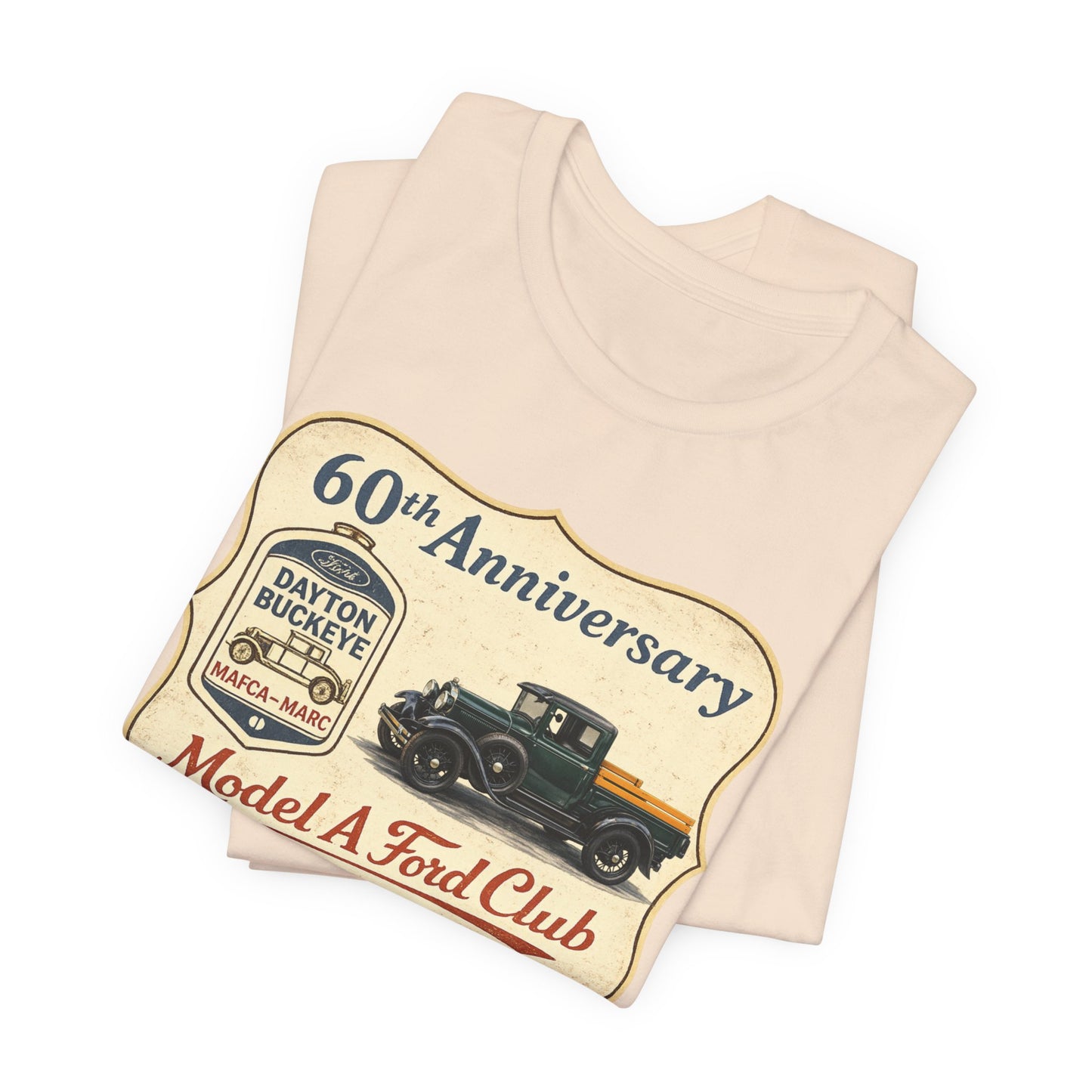 Dayton Buckeye Model A Ford Club 60th Anniversary Tee — Pickup (KS)