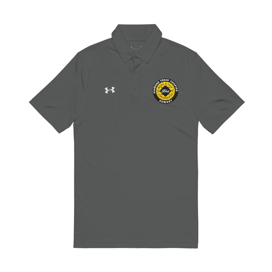 Diamond Tread Chapter Downey Embroidered Crew Logo — Under Armour Performance Golf Polo