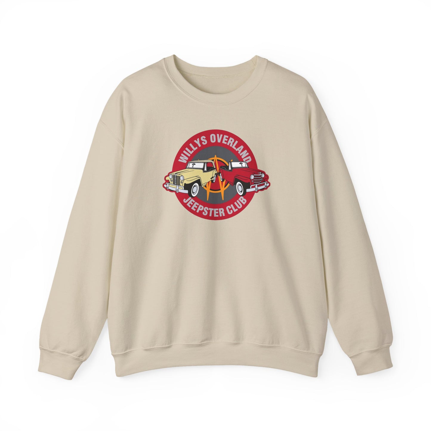 Willys Overland Jeepster Club Sweatshirt - Unisex Heavy Blend™ Crewneck Sweatshirt