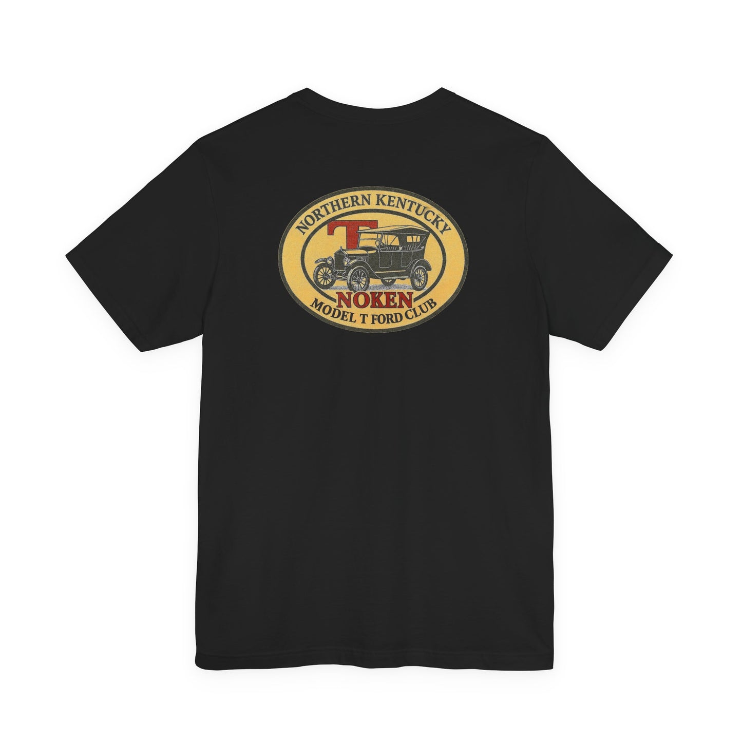 Northern Kentucky NOKEN Vintage Car T-Shirt — Front and Back Logos