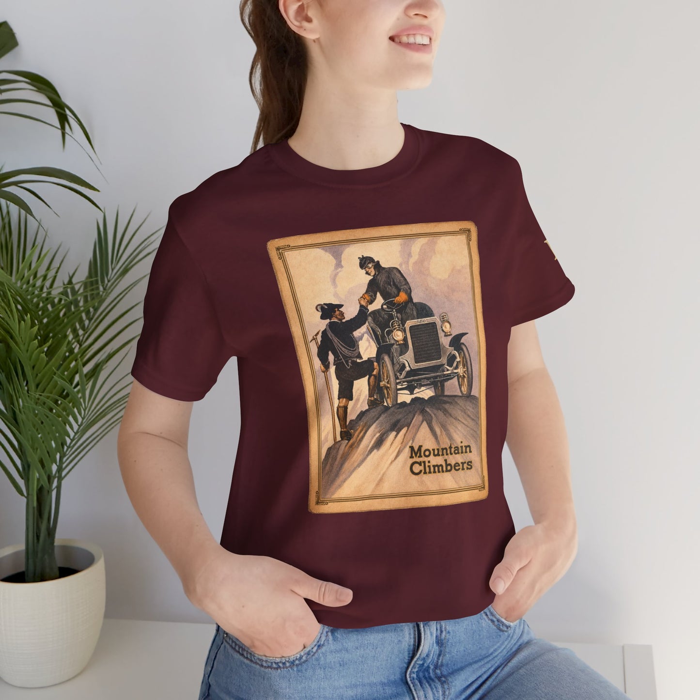REO Mountain Climbers Vintage Tee — Unisex Soft Short Sleeve Tee