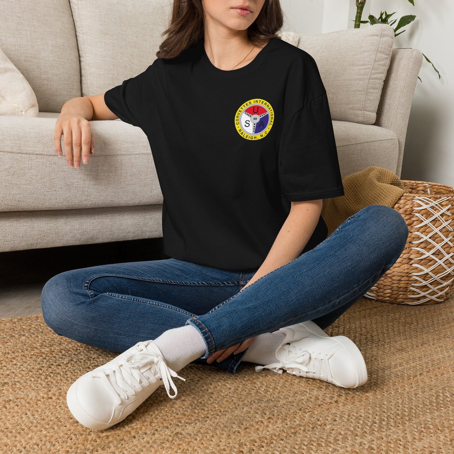 Corvettes International Front and Back Logos — Unisex Softstyle T-Shirt