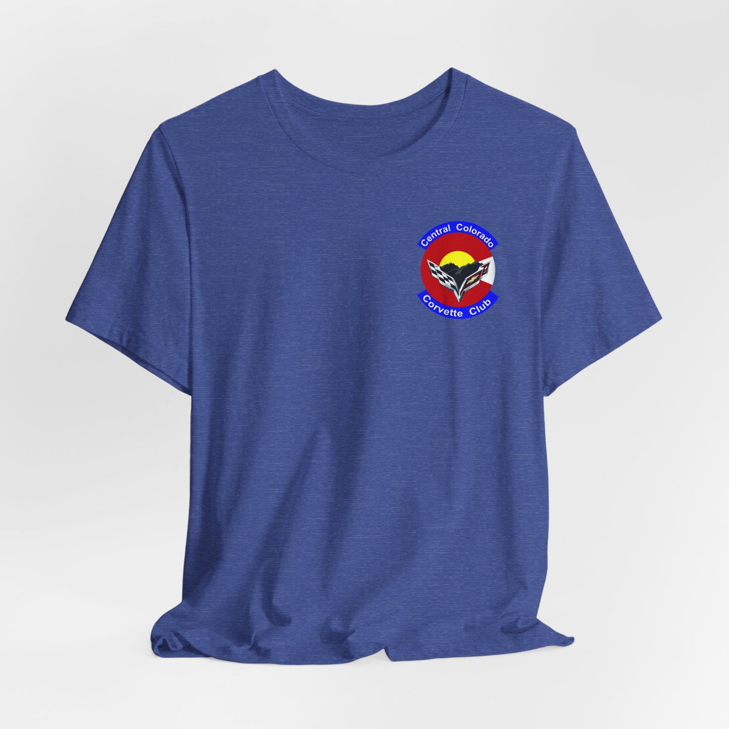 Central Colorado Corvette Club T‑Shirt — Front and Back Logos