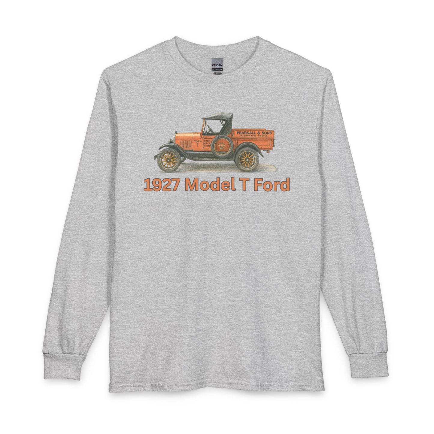 1927 Model T Ford Pickup Long Sleeve Tee - Pearsall