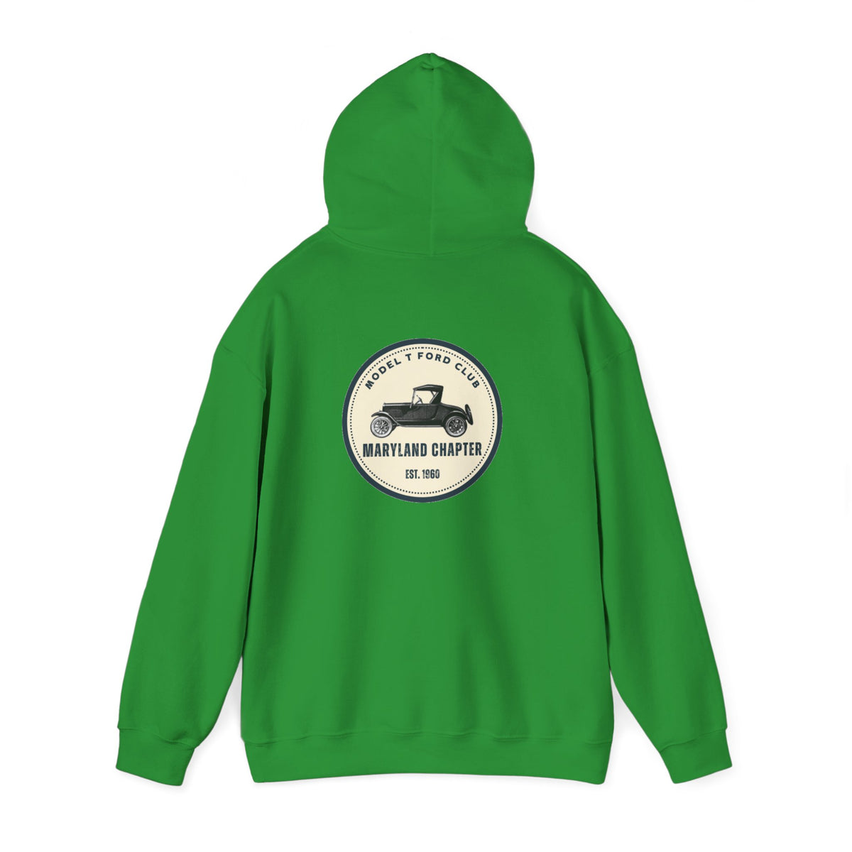 Maryland Chapter Model T Ford Club (back logo only) Unisex Heavy Blend™ Hooded Sweatshirt