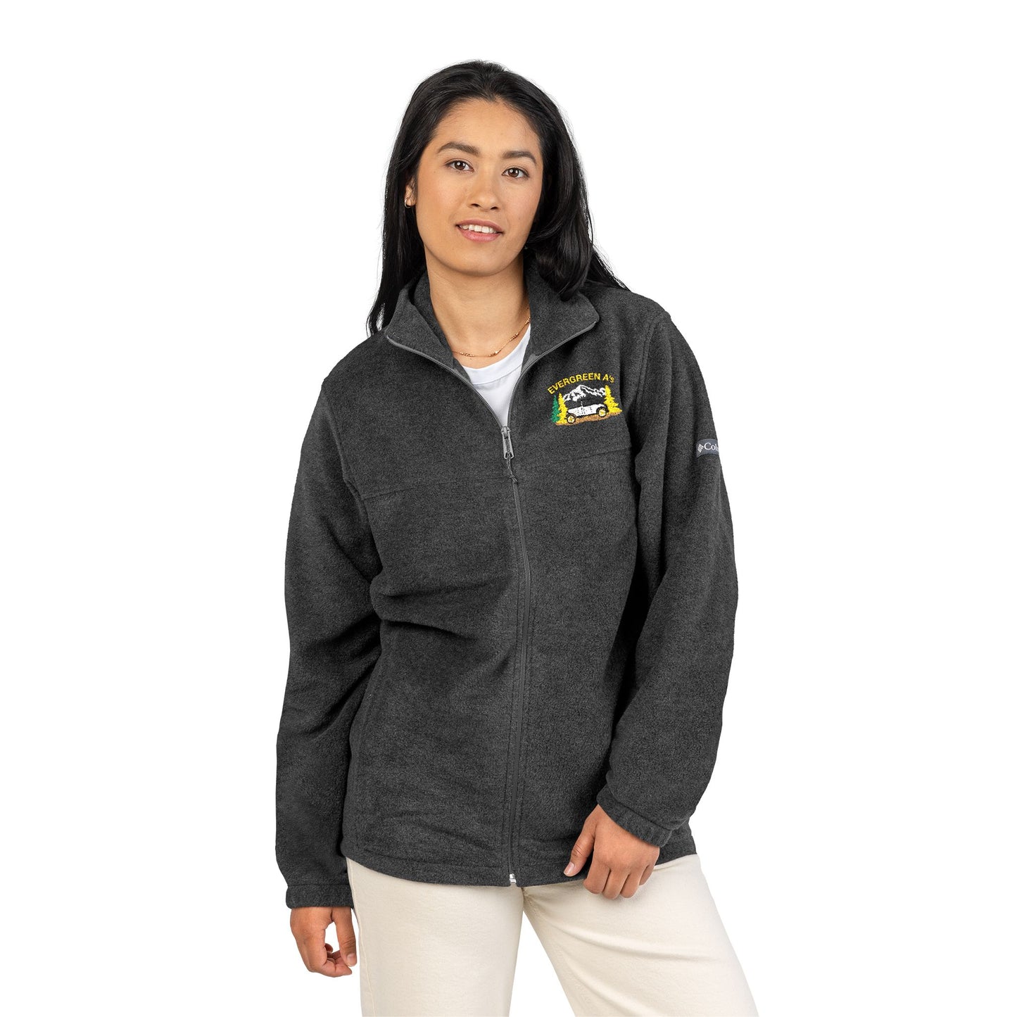Evergreen A's Embroidered Fleece Jacket