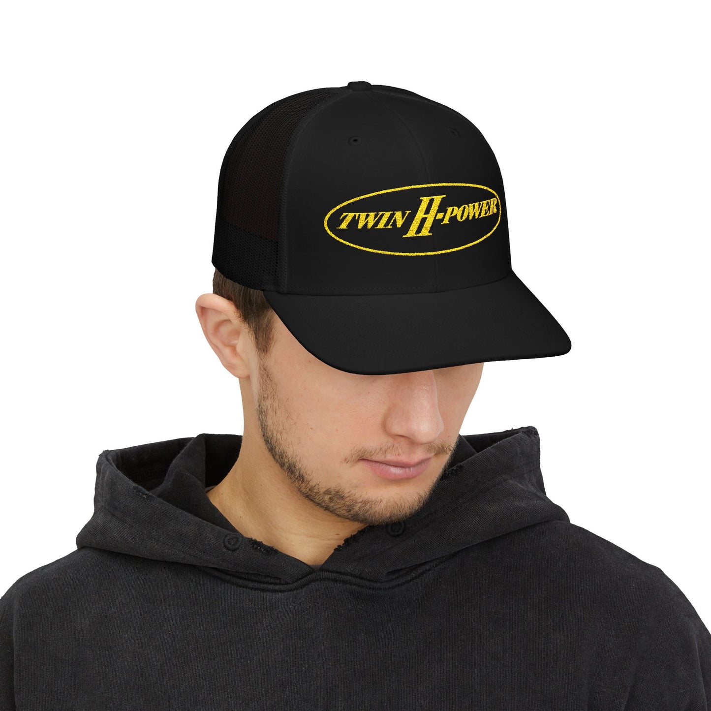 Twin H-Power Embroidered Richardson 112 Trucker Cap