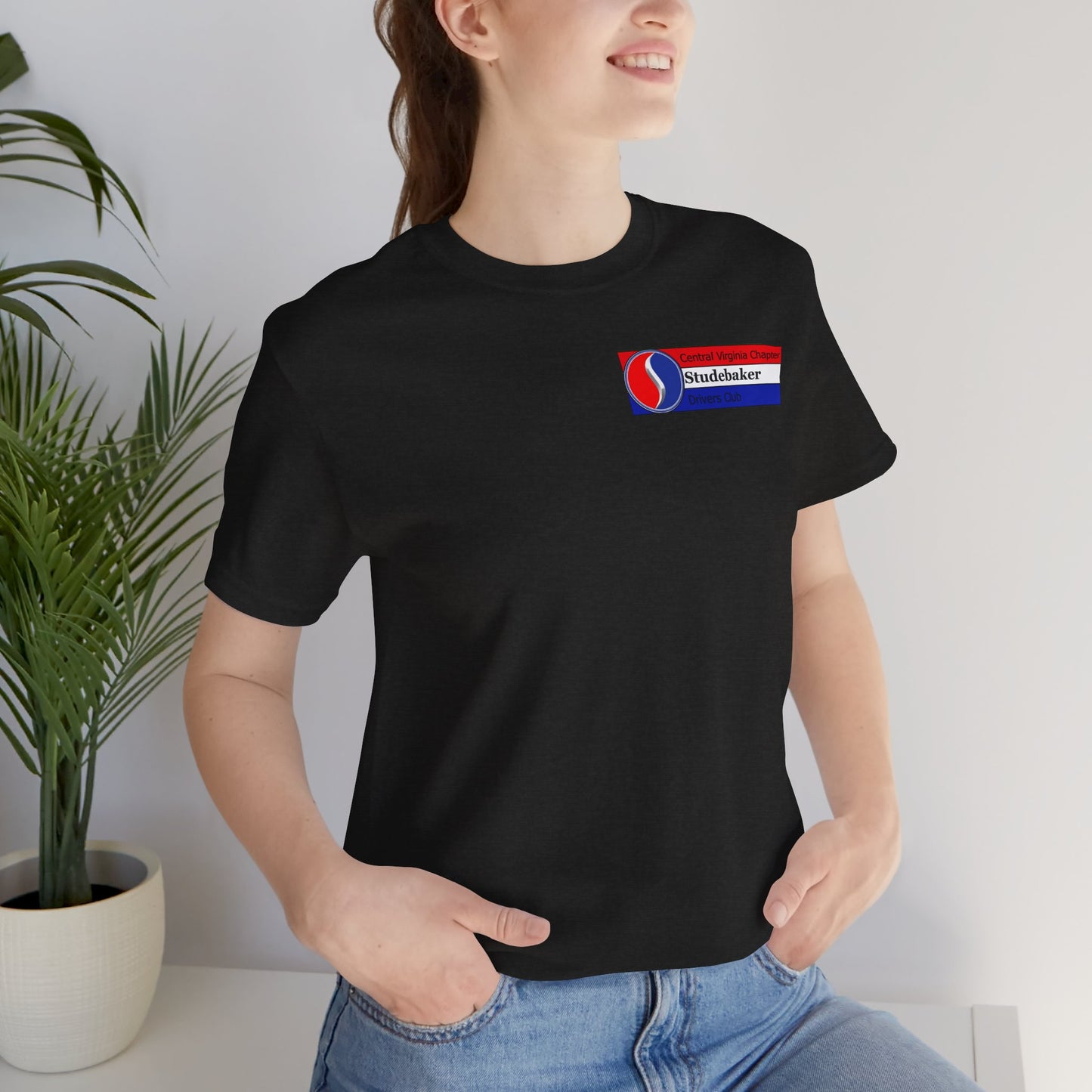 Central Virginia Chapter Studebaker Drivers Club - Unisex Jersey Short Sleeve Tee