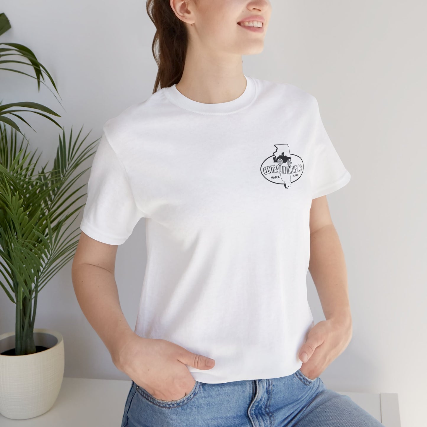 Central Illinois A's Small Logo T-Shirt — Unisex Jersey Short Sleeve Tee