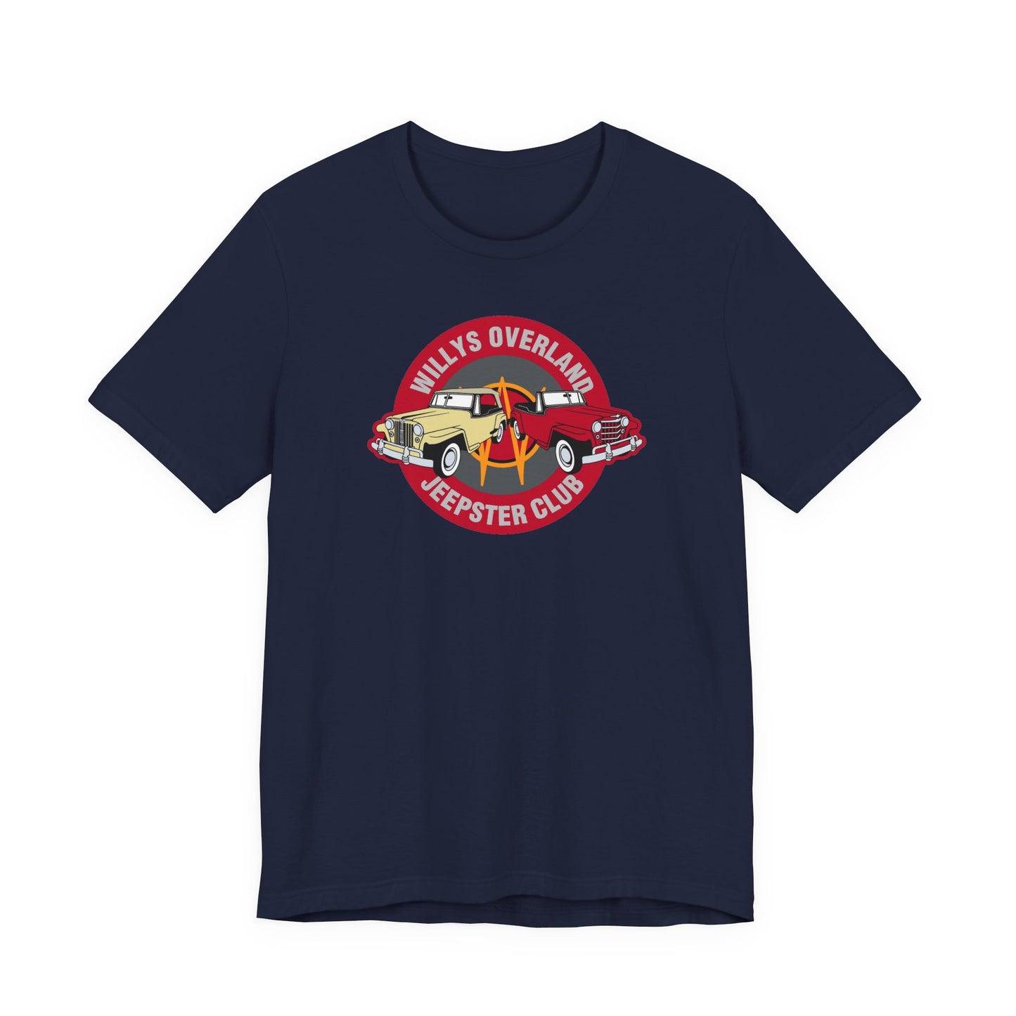 Willys Overland Jeepster Club T-Shirt - Unisex Jersey Short Sleeve Tee