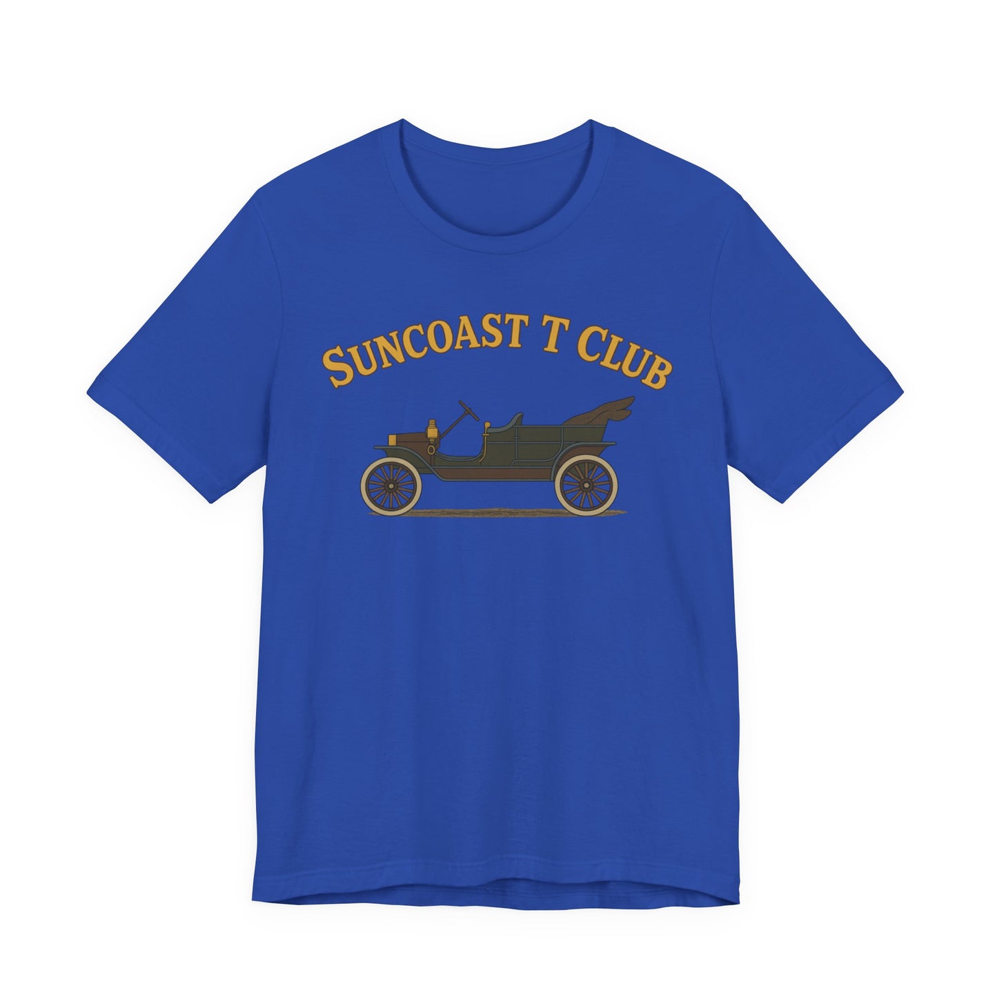 Suncoast T Club - Graphic Tee, Retro T-Shirt for Car Lovers, Classic Style Tee for Every Occasion