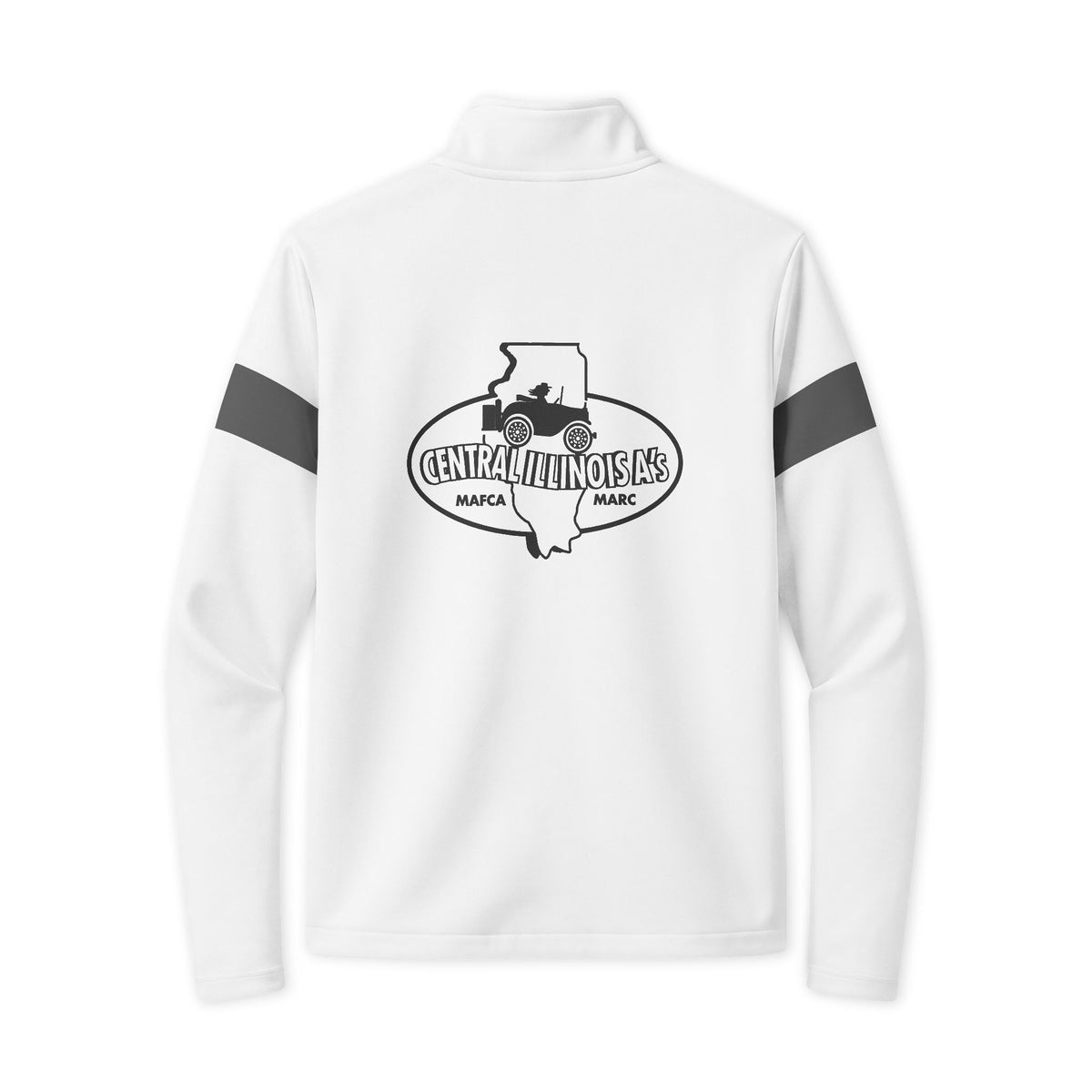 Central Illinois A's Travel Full-Zip Jacket - Front and Back Logos