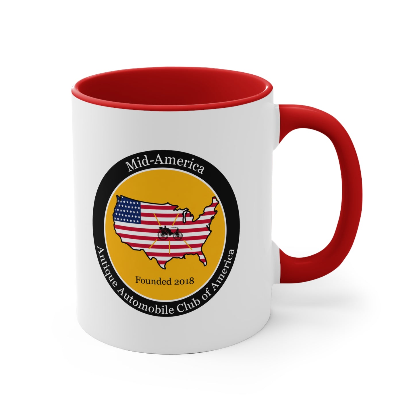 Mid-America Region AACA Accent Mug — Coffee Cup (11 oz)