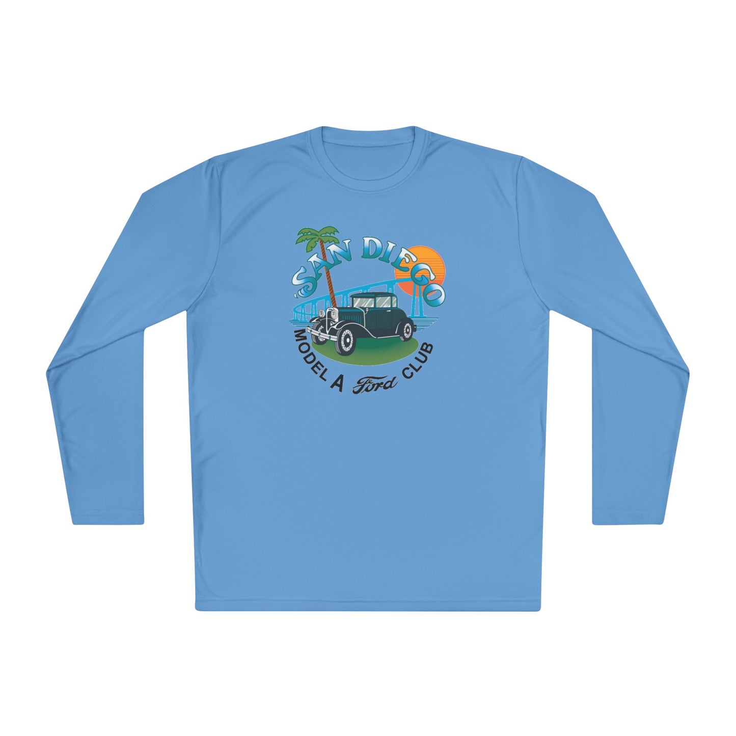 San Diego Model A Ford Club — Unisex Lightweight Long Sleeve Tee