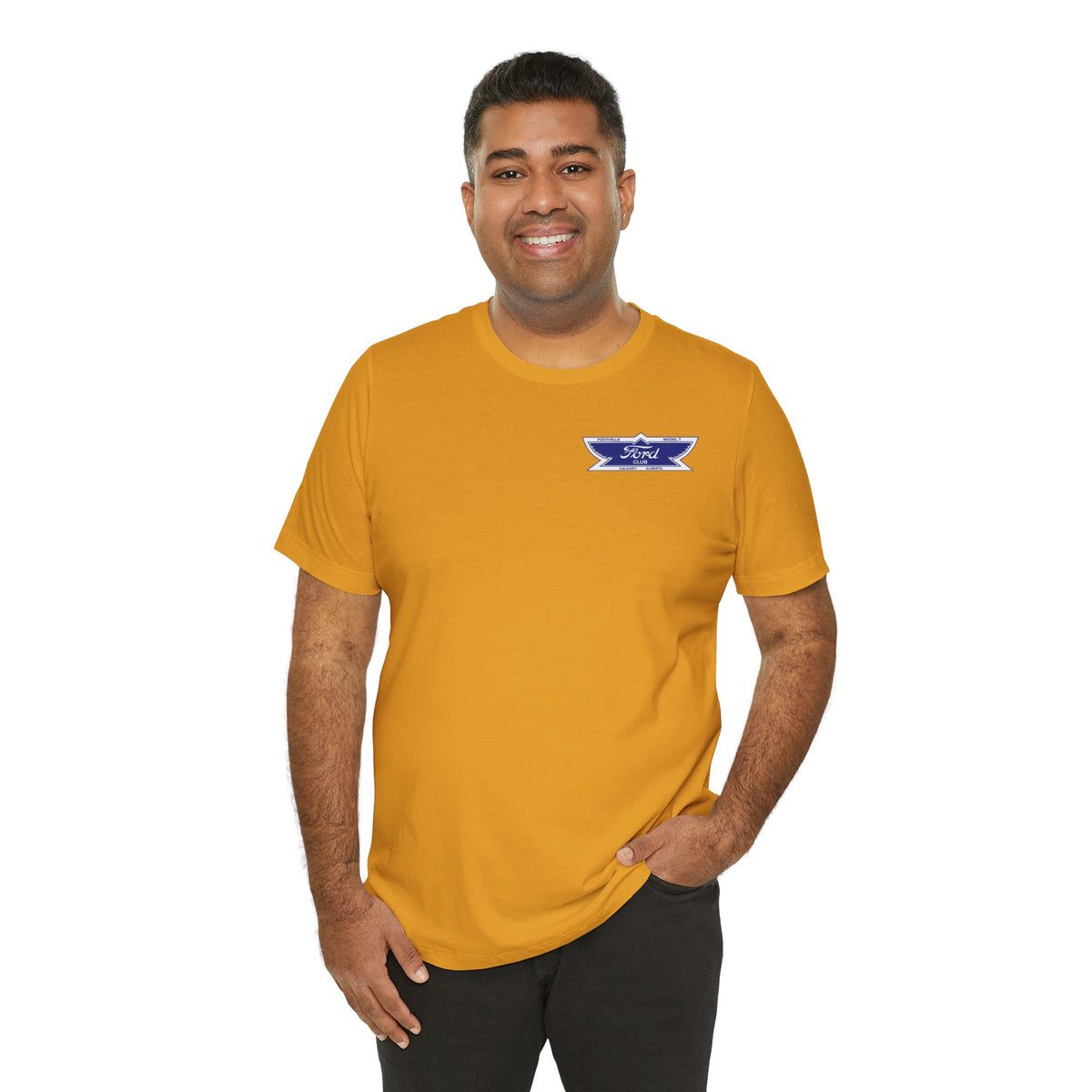 Foothills Model T Club Unisex Soft Tee - Front and Back Logos