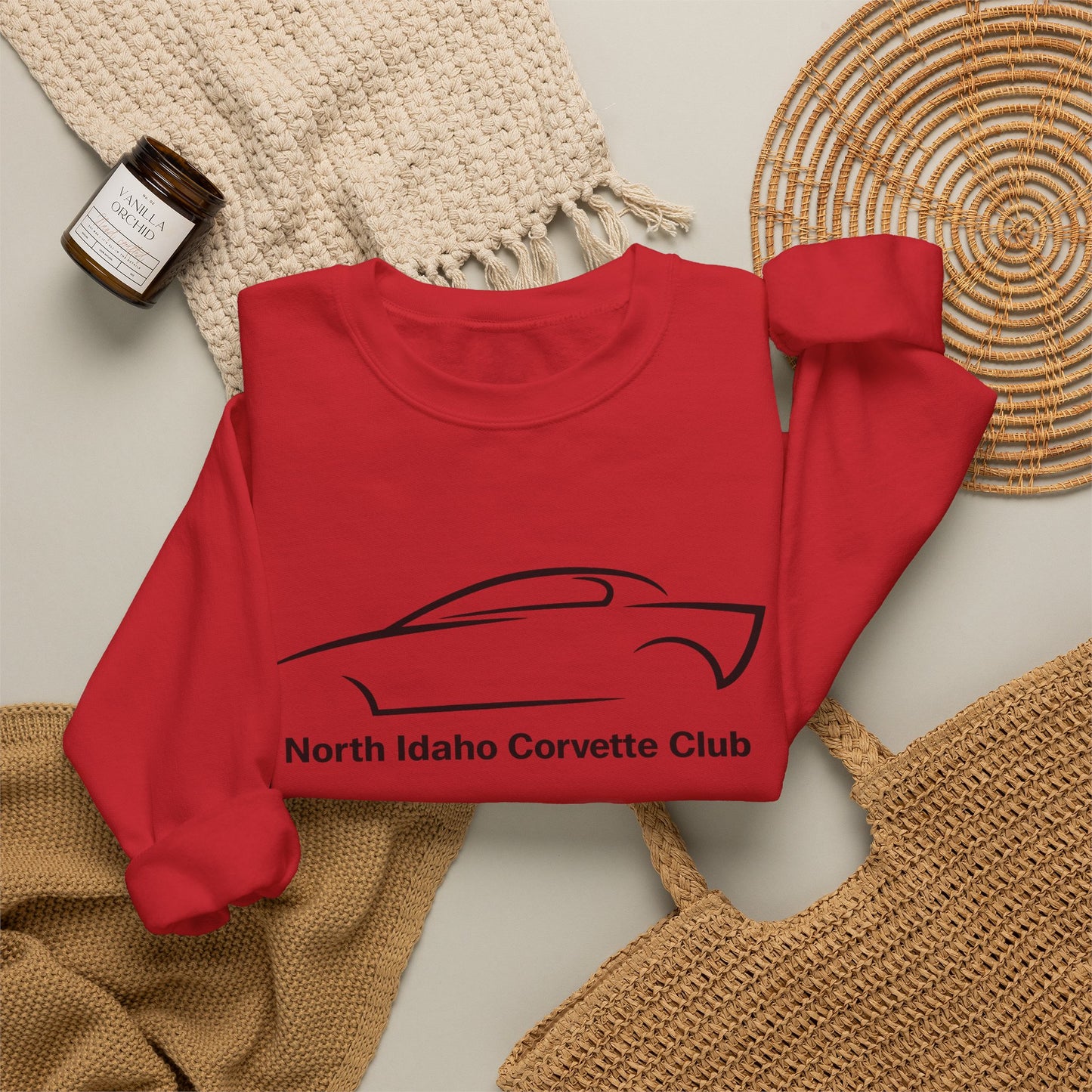 North Idaho Corvette Club Unisex Heavy Blend™ Crewneck Sweatshirt