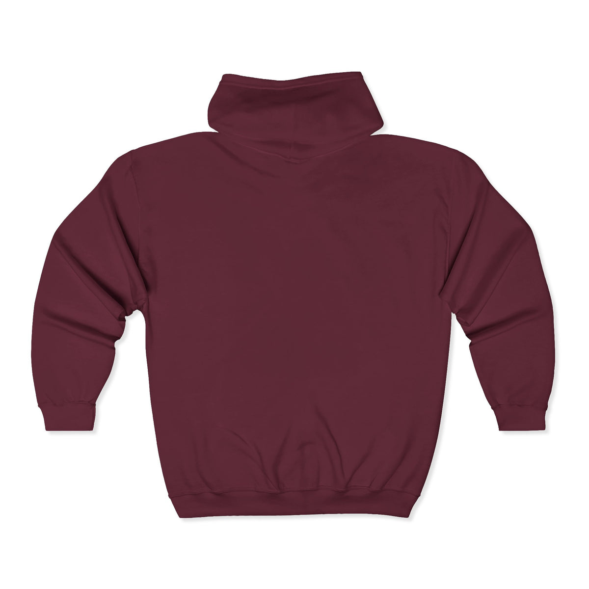 Nickel Era Touring Registry Hoodie with Embroidered Script Chest Text — Unisex Heavy Blend™ Full Zip Hooded Sweatshirt