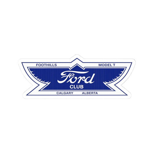 Foothills Model T Calgary Alberta Decal Kiss-Cut Sticker