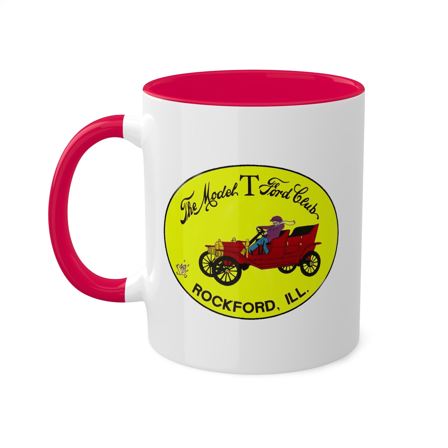 Rockford Model T Ford Club Colorful Mugs, 11oz