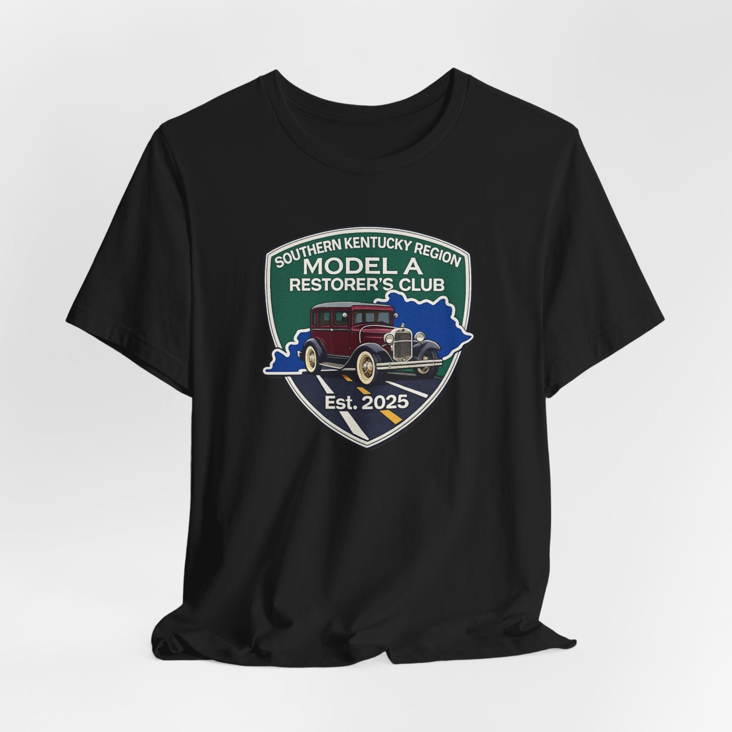 Southern Kentucky Region Model A Restorer's Club T-Shirt — Southern Kentucky Region Est. 2025