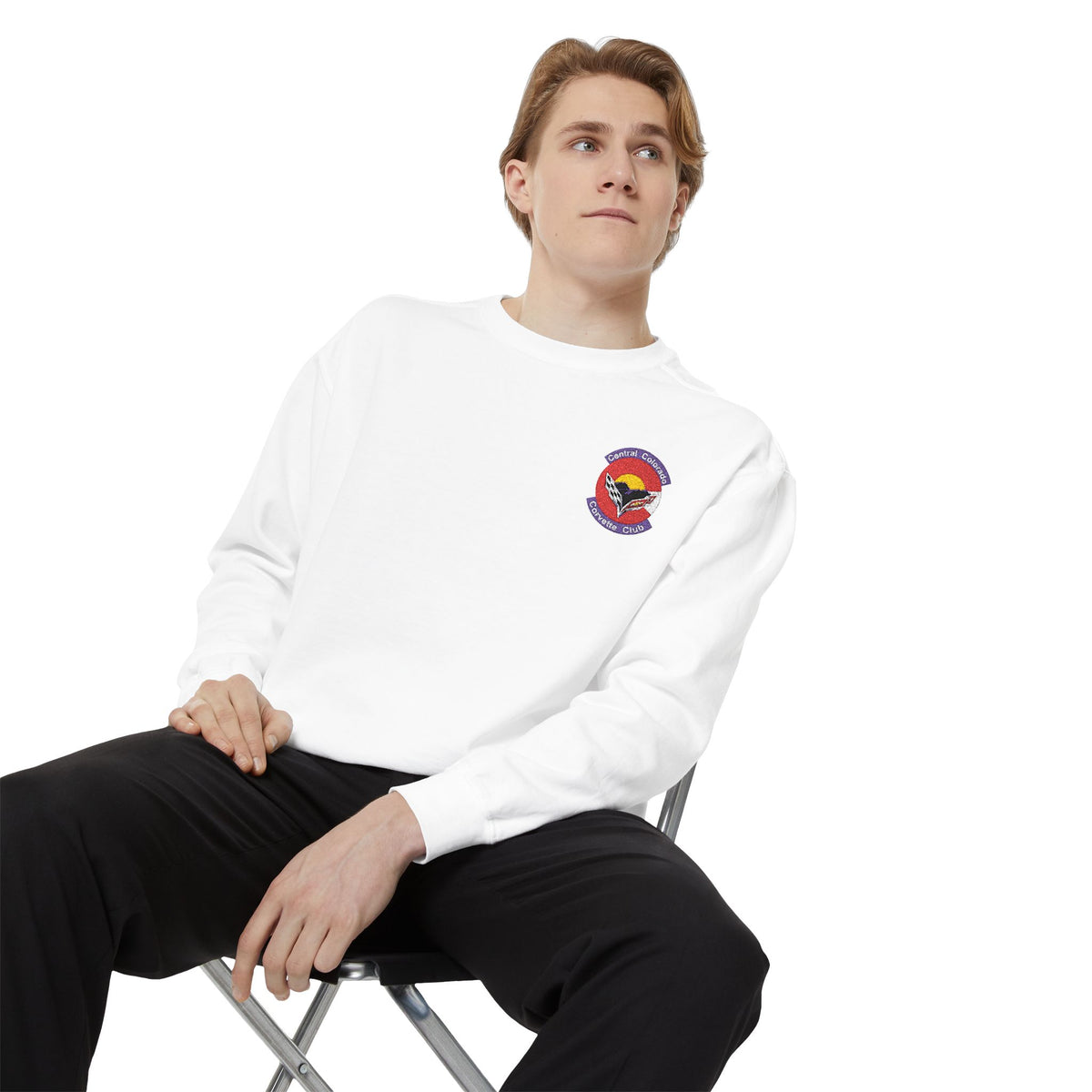 Central Colorado Corvette Club Embroidered Sweatshirt